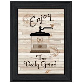 "The Daily Grind" by Millwork Engineering, Ready to Hang Framed Print, Black Frame