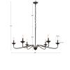 Brighton 6-Light Farmhouse Metal Chandelier