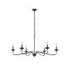 Brighton 6-Light Farmhouse Metal Chandelier