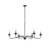 Brighton 6-Light Farmhouse Metal Chandelier