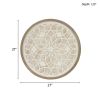 Round Two-tone Medallion Wall Decor