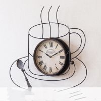 Personalized Pan Wall Clock Kitchen Silent