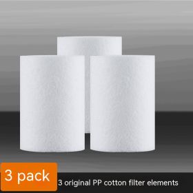 Shower Filter Household Bath Plastic Water Purifier (Option: 3 Cotton Filters)