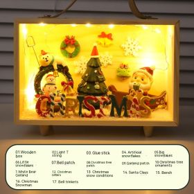 Eve Gift For Girls Advanced Sense Practical Children's Handmade Diy The Christmas Cottage (Option: Make A Wish For Christmas-20x13x11)