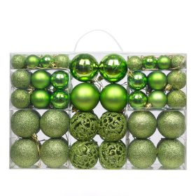 Christmas Ball Hanging Boxed Decorations (Option: 100 Boxed Fruit Green)