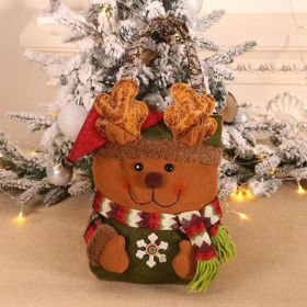 Christmas Decoration Supplies Bark Gift Bag (Option: Elk Style)