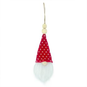 Christmas Ornaments Nordic Style Faceless Doll Pendant Christmas Tree Decoration Hanging Small Pendant (Option: A)