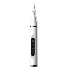 Ultrasonic Teeth Cleaner Portable Oral Care Water Toothpick (Option: Pearl White-5 Gear Mode)